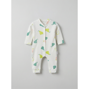 ZıbZıb 0-3-6 Ay Armut Penye Tulum