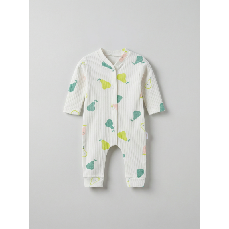 ZıbZıb 0-3-6 Ay Armut Penye Tulum