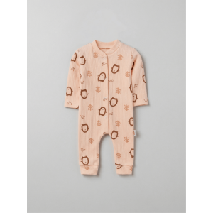 ZıbZıb 0-3-6 Ay Penguen Penye Tulum Pembe